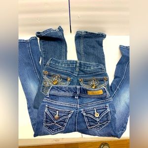 Girls Rhinestone Mudd Jeans Sz 6